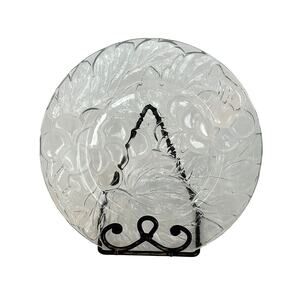 Vintage KIG Discontinued Grape Embossed Dinner Plate Indonesia-10 3/8"